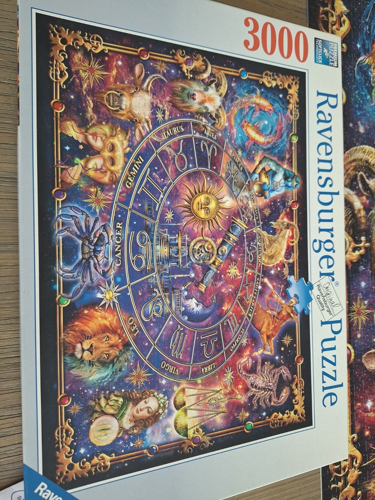 Ravensburger Legpuzzel 3000 stukjes - Zodiac Astrologie, Ophalen of Verzenden, Meer dan 1500 stukjes, Zo goed als nieuw, Legpuzzel