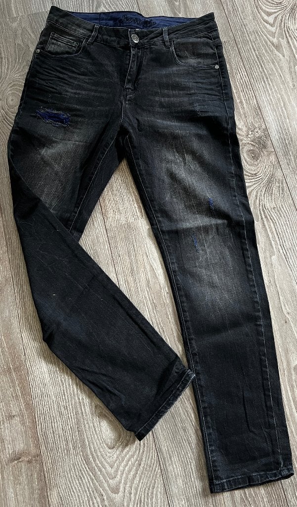 Sensation (shoeby shop) boyfriend fit zwarte jeans maat 26, Sensation, Zwart, Nieuw, Ophalen of Verzenden