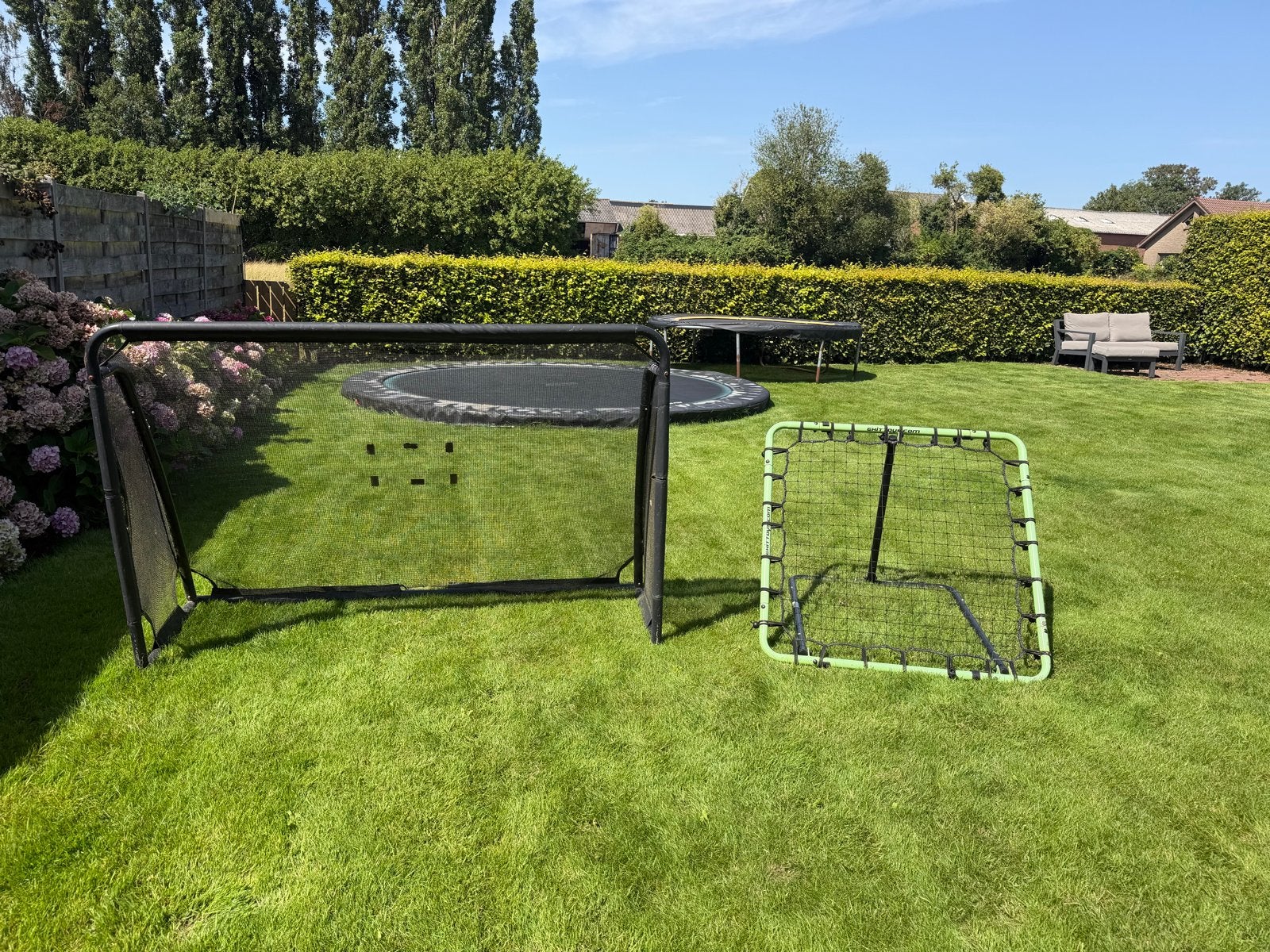Exit Voetbal Goal 180x120 en Rebounder Set 100x100, Maat XS of kleiner, Ophalen, Gebruikt, Overige typen