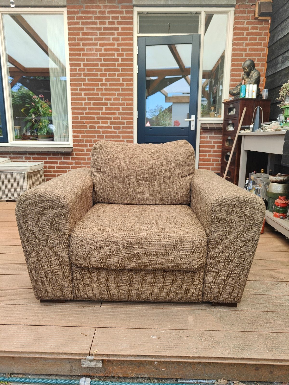 Comfortabele fauteuil - 120x95x80 cm, Huis en Inrichting, Fauteuils, Ophalen, Gebruikt, 75 tot 100 cm, 100 tot 125 cm