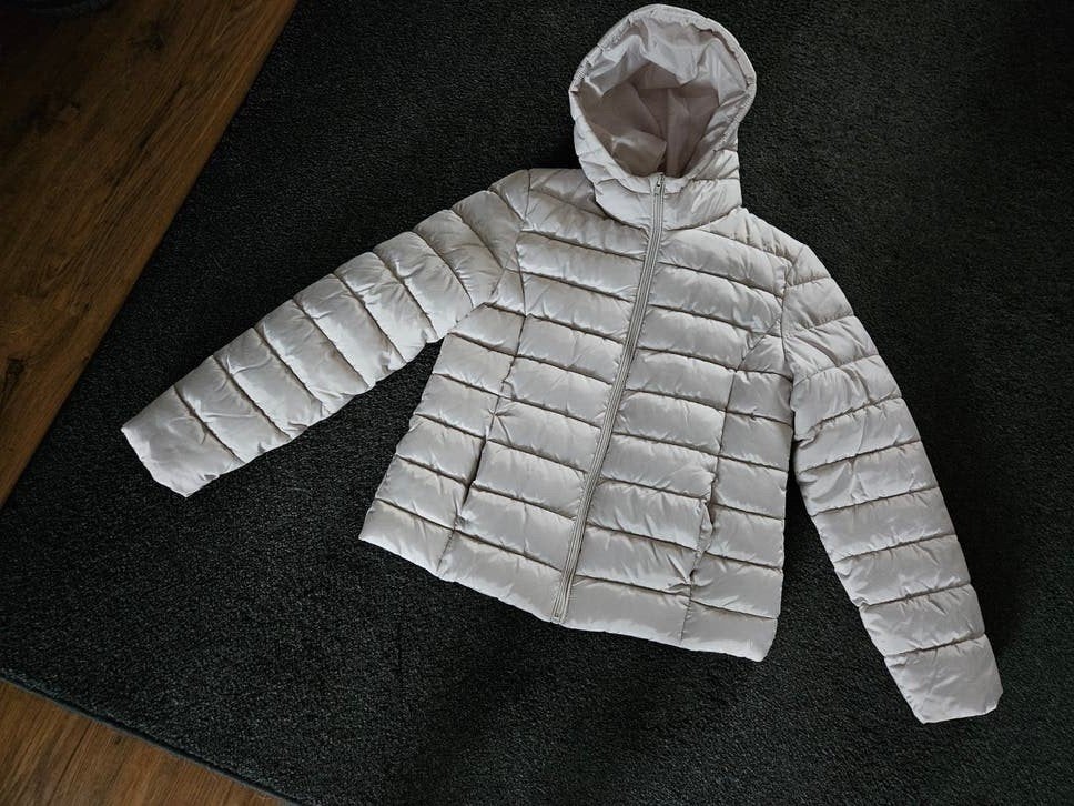 crème kleurige jas maat 38/40, Ophalen of Verzenden, Zo goed als nieuw, Maat 38/40 (M), Beige