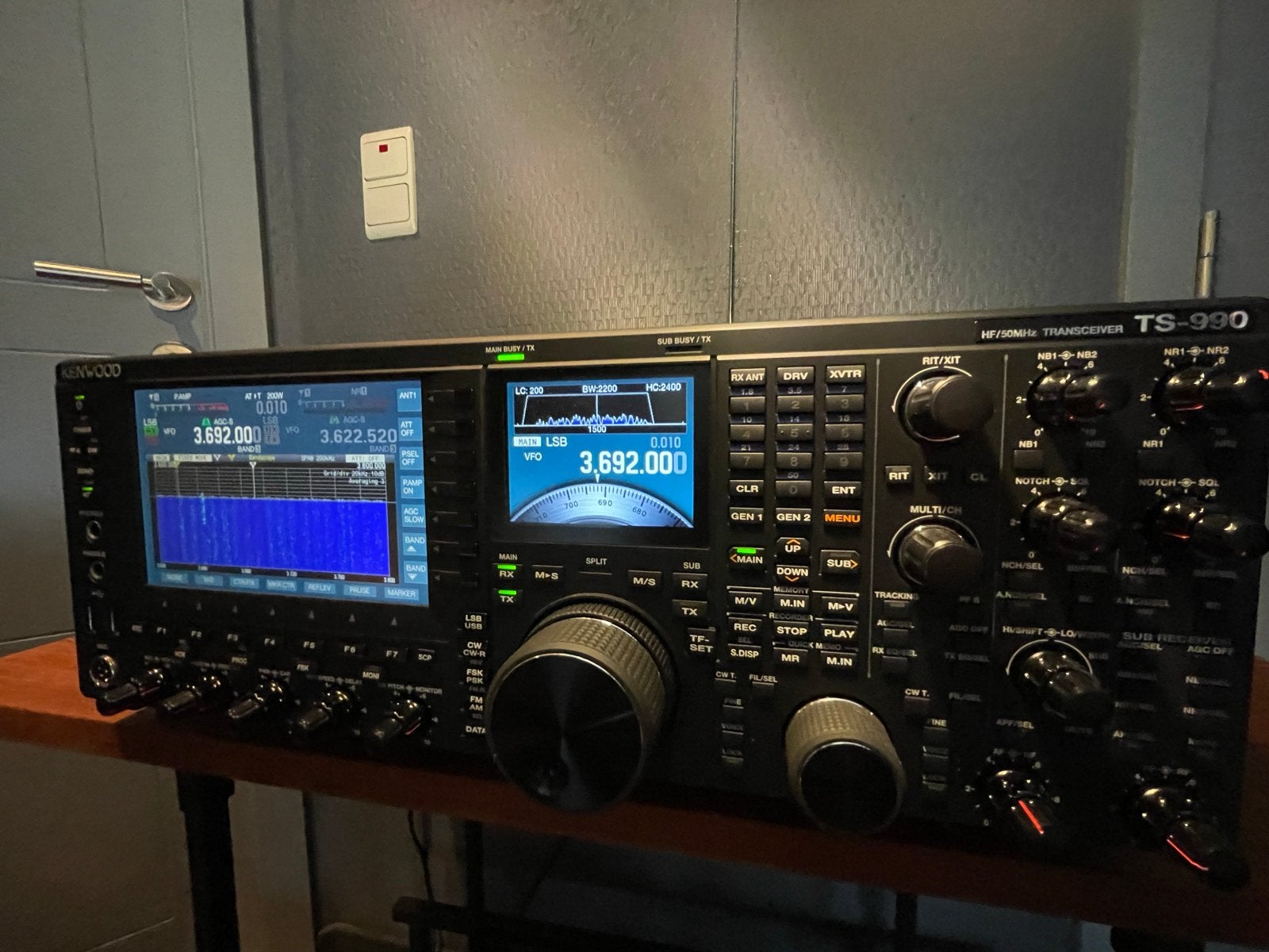 Kenwood TS-990S High-end HF transceiver, Ophalen, Zo goed als nieuw, Zender en Ontvanger