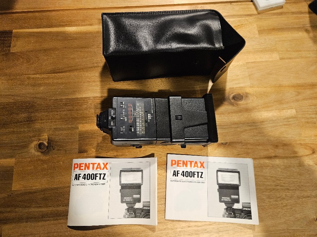 Pentax AF400FTZ automatische flitser, Pentax, Ophalen of Verzenden, Zo goed als nieuw, Instellicht