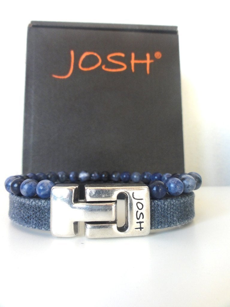 Nieuwe Josh heren armband, Bruin, Verzenden, Nieuw, Leer