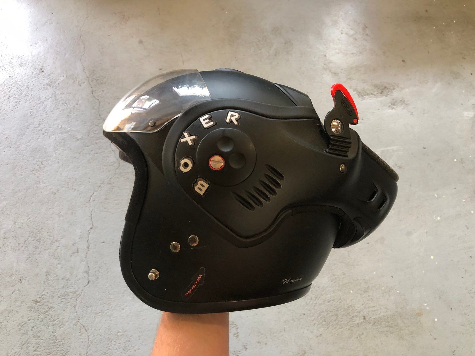 Roof Boxer v8 SM, Motoren, Ophalen of Verzenden, Tweedehands, Systeemhelm, Overige merken