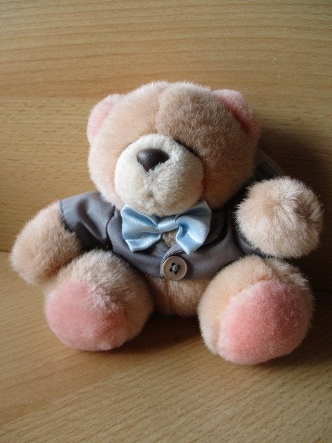 Forever Friends Bruidegom pluche  13cm  met kaartje, Ophalen of Verzenden, Zo goed als nieuw, Overige typen