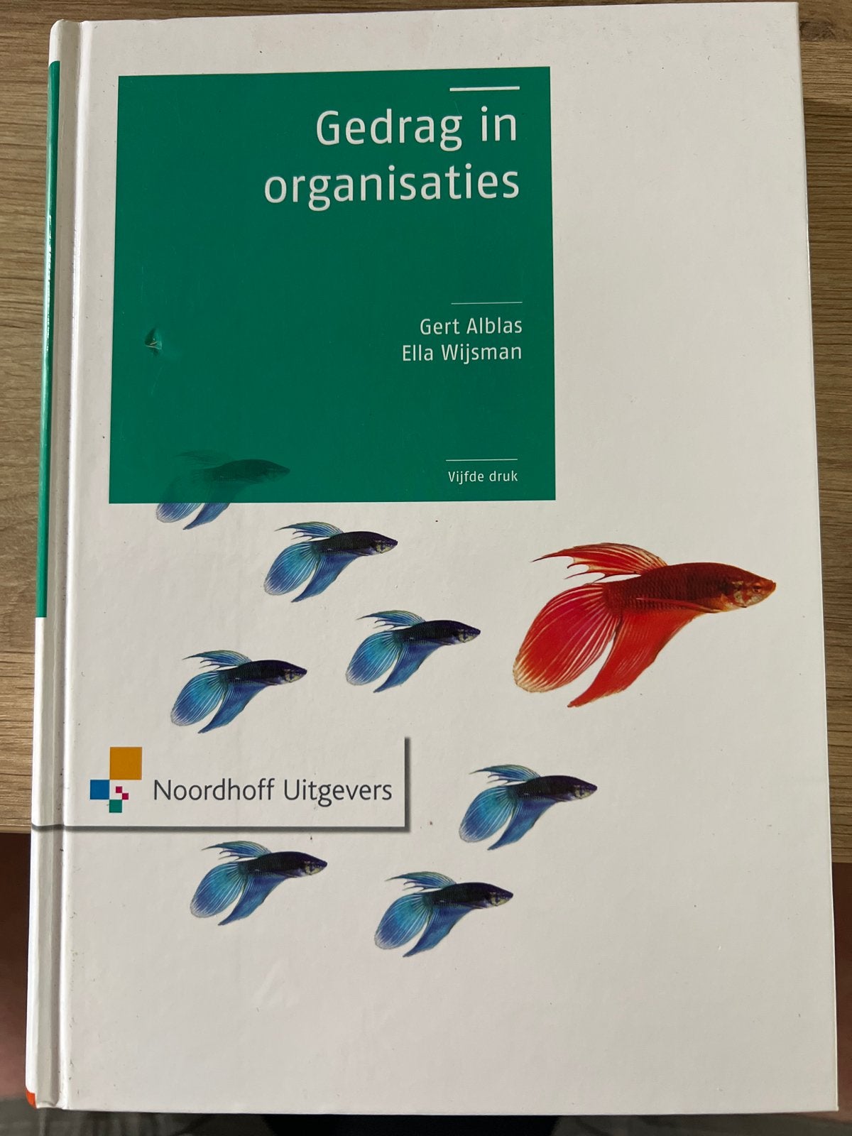 Gedrag in organisaties - Alblas & Wijsman (5e druk), Ophalen of Verzenden, Gamma, Zo goed als nieuw, HBO