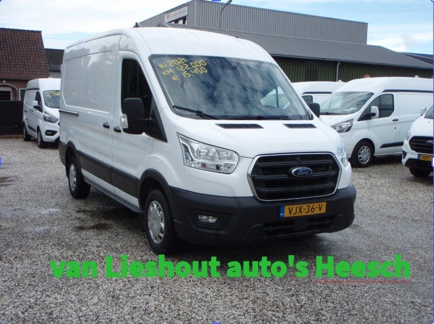 Ford Transit L2H2 Trend 122887 km bj 2021 (bj 2021), 4 cilinders, Wit, Origineel Nederlands, Bedrijf