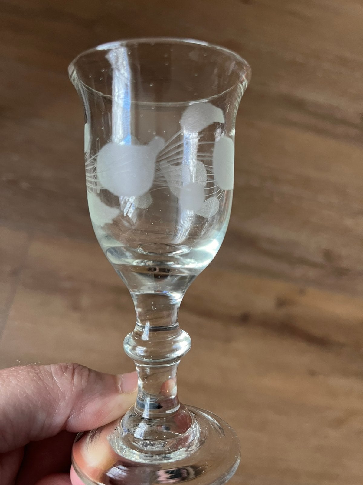 Antiek Deens likeur glaasje, Ophalen, Gebruikt, Borrel- of Shotglas