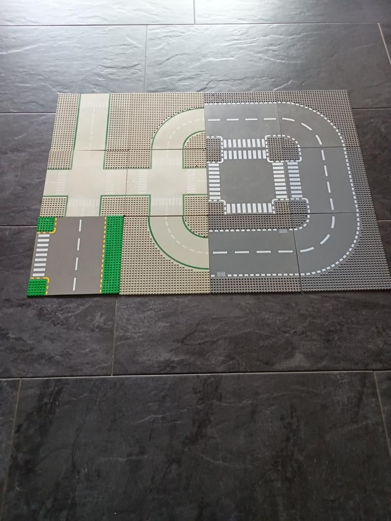 Lego grondplaten, 12 stuks, Ophalen of Verzenden