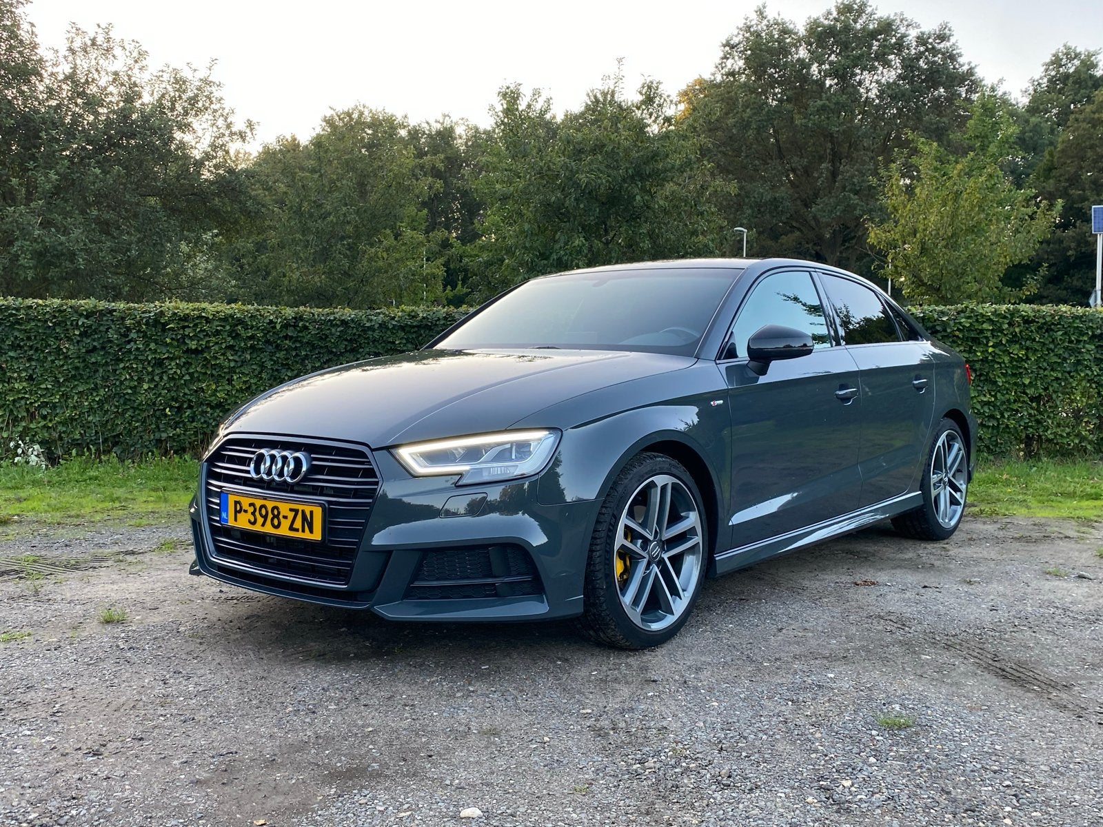 Audi A3 Tfsi Sport S-Line edition S Tronic 2018 Nardo Grey, Stof, 116 pk, 1180 kg, Particulier
