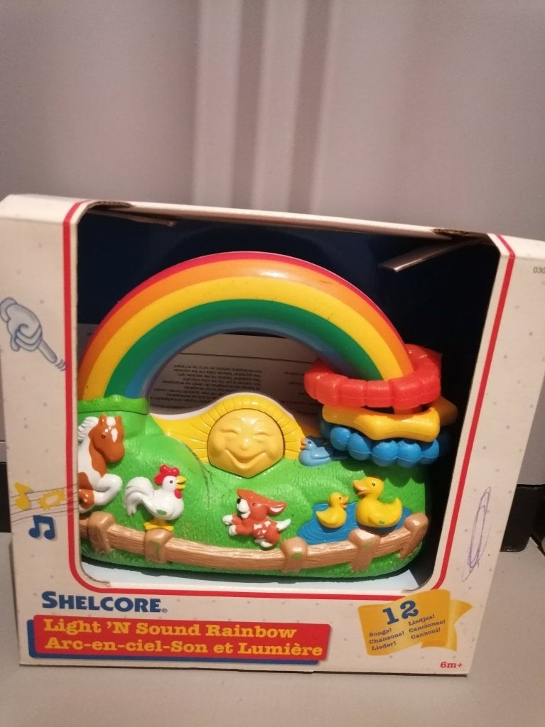 Shelcore regenboog spel, Kinderen en Baby's, Speelgoed | Houten speelgoed, Ophalen, Zo goed als nieuw