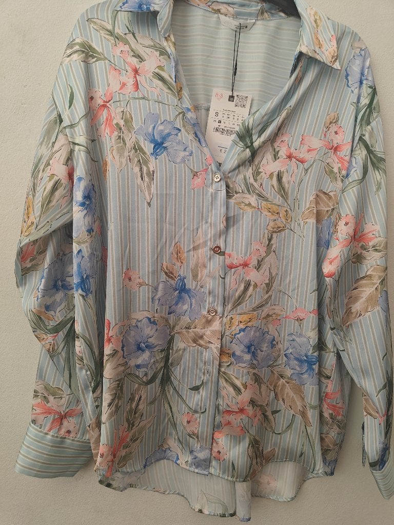 Zara blouse size s, Blauw, Nieuw, Ophalen of Verzenden, Maat 36 (S)