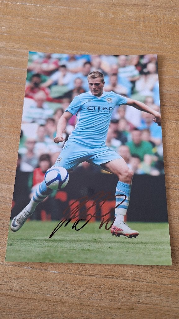 Foto 20x30 cm met handtekening; John Guidetti # Feyenoord, Ophalen of Verzenden, Nieuw, Feyenoord, Overige typen