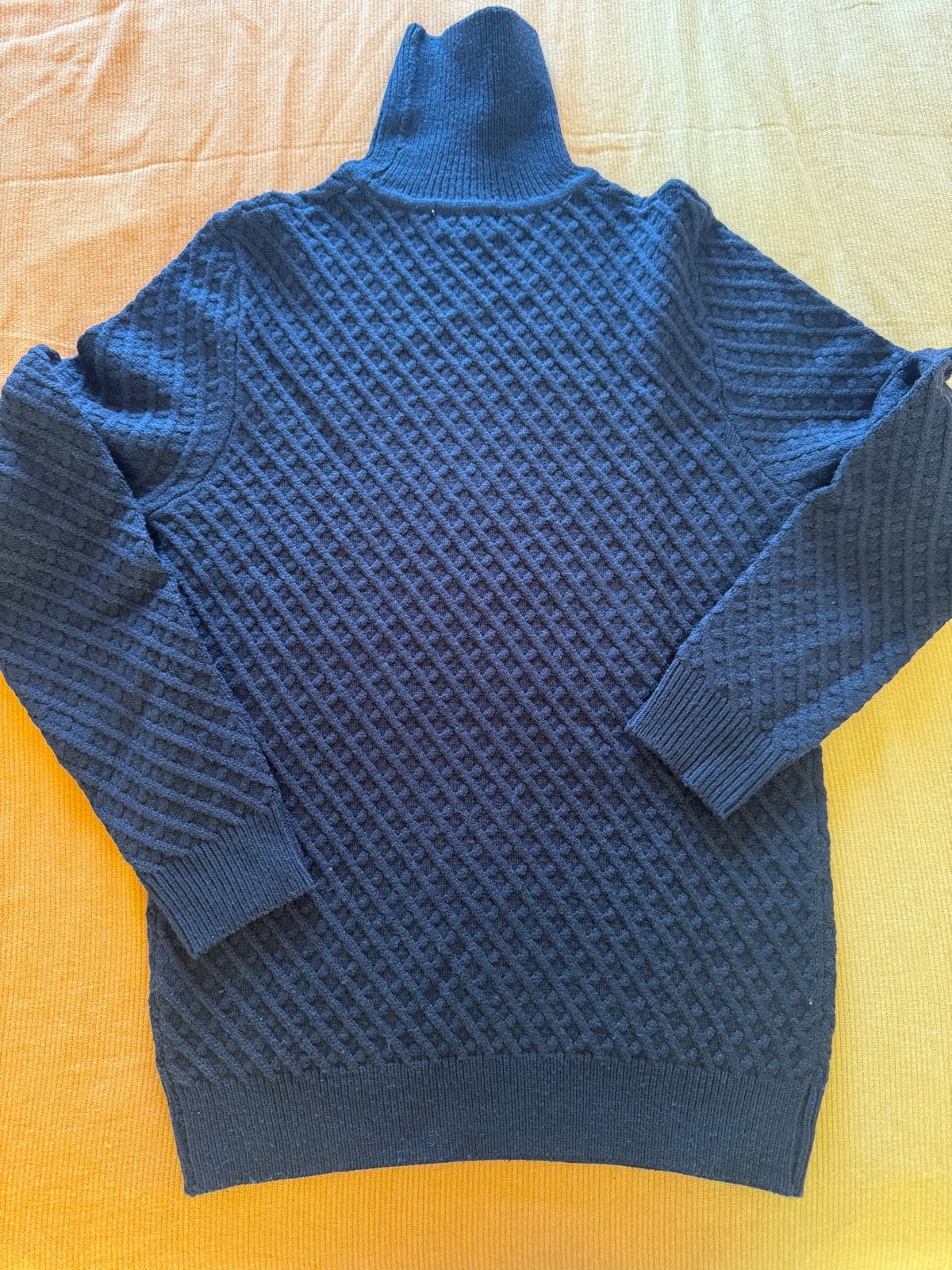 Heren gebreide coltrui - Coveri Collection - Donkerblauw, Ophalen of Verzenden, Zo goed als nieuw, Maat 52/54 (L), Blauw