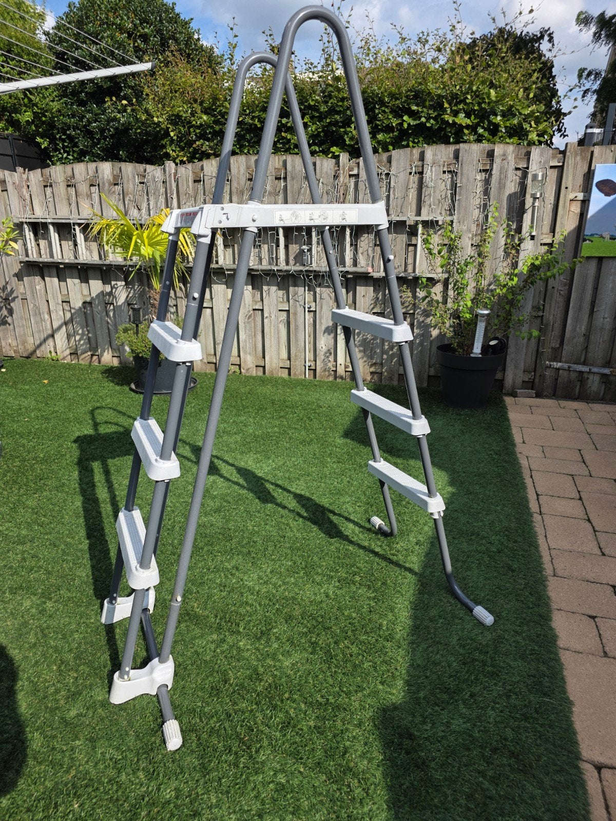 zwembad trap geschikt voor hoogte 1m22, Tuin en Terras, Ophalen, Gebruikt, Ladder