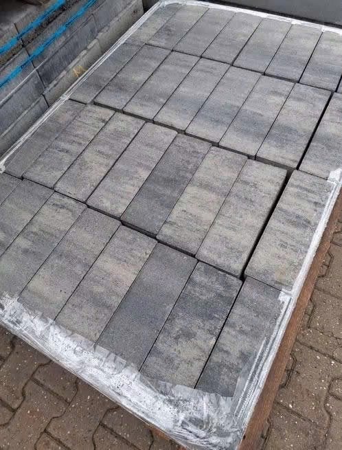 Mooie restpartij longstones - Nero Grey - 10m², Tuin en Terras, Tegels en Klinkers, Nieuw, Terrastegels, Beton, 10 m² of meer