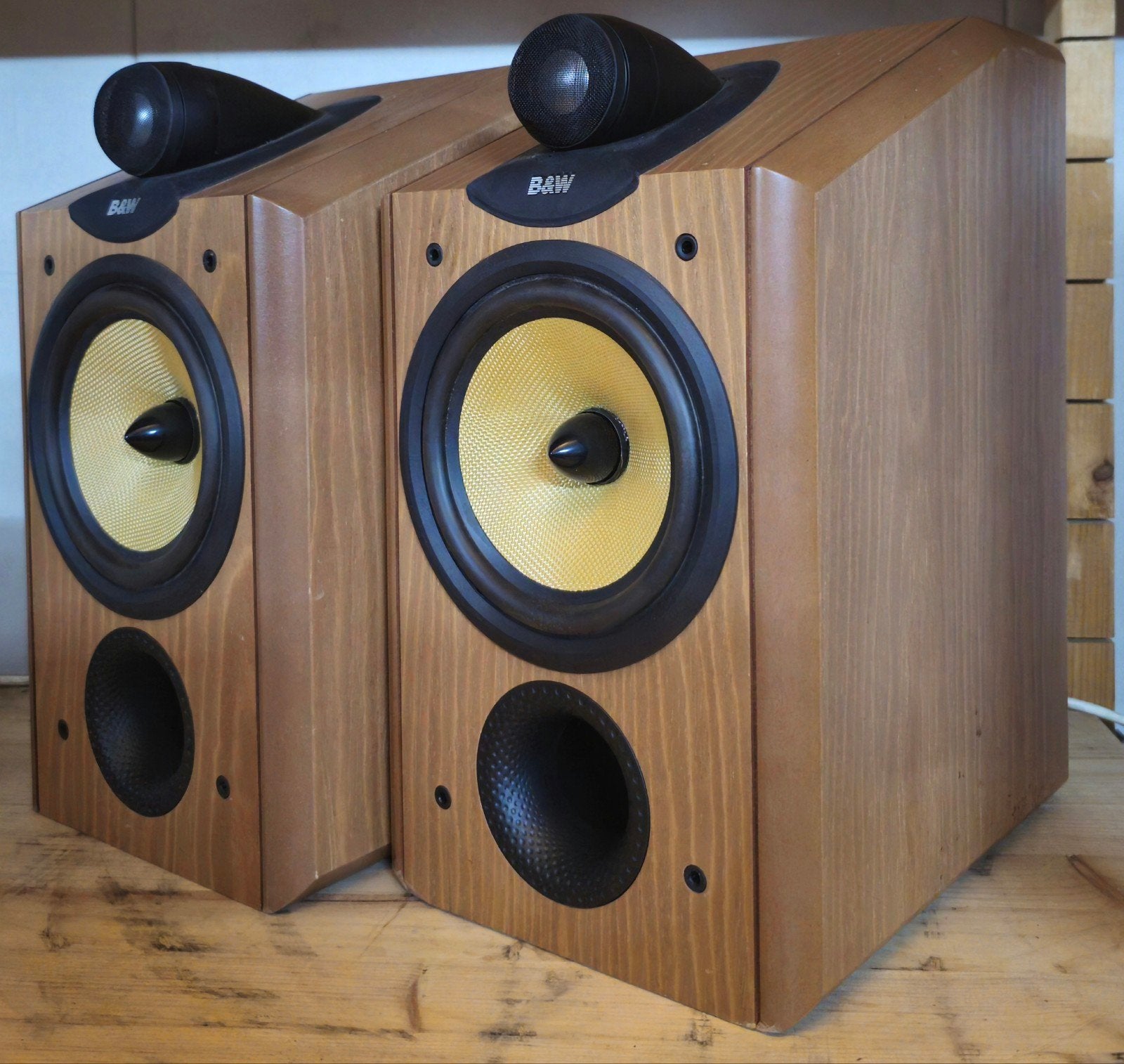 B&W CDM1 NT Nautilus Technology UK Made, Cherrywood fineer, Audio, Tv en Foto, Luidsprekers, Gebruikt, B&W, Ophalen of Verzenden