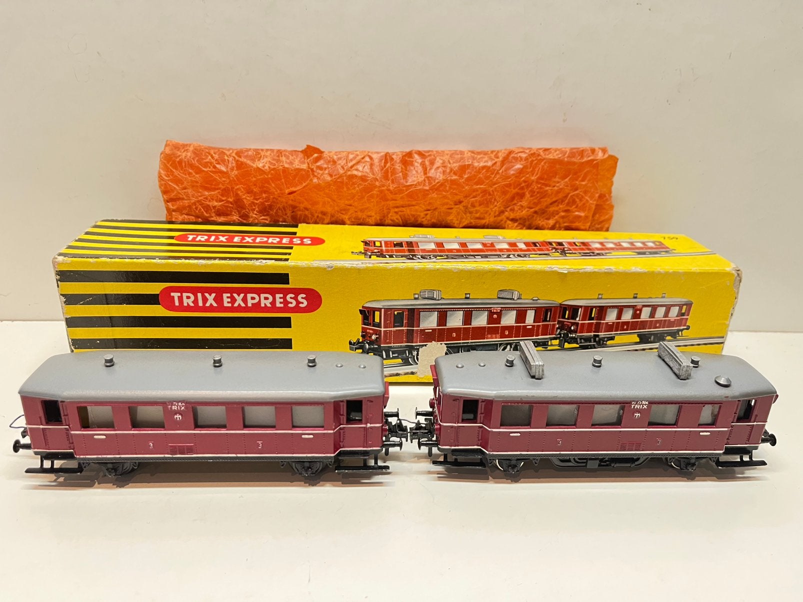 Trix Express VT 75 3e klasse 1959, Hobby en Vrije tijd, Modeltreinen | H0, Gebruikt, Trix, Ophalen of Verzenden, Analoog