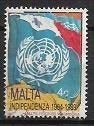 Malta Michel 811, Ophalen of Verzenden, Malta, Gestempeld