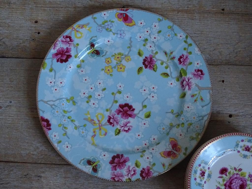 Servies, PIP home, FLORAL EARLY BIRD BLUE, zo goed als nieuw, Overige typen, Ophalen of Verzenden, Zo goed als nieuw, Overige stijlen