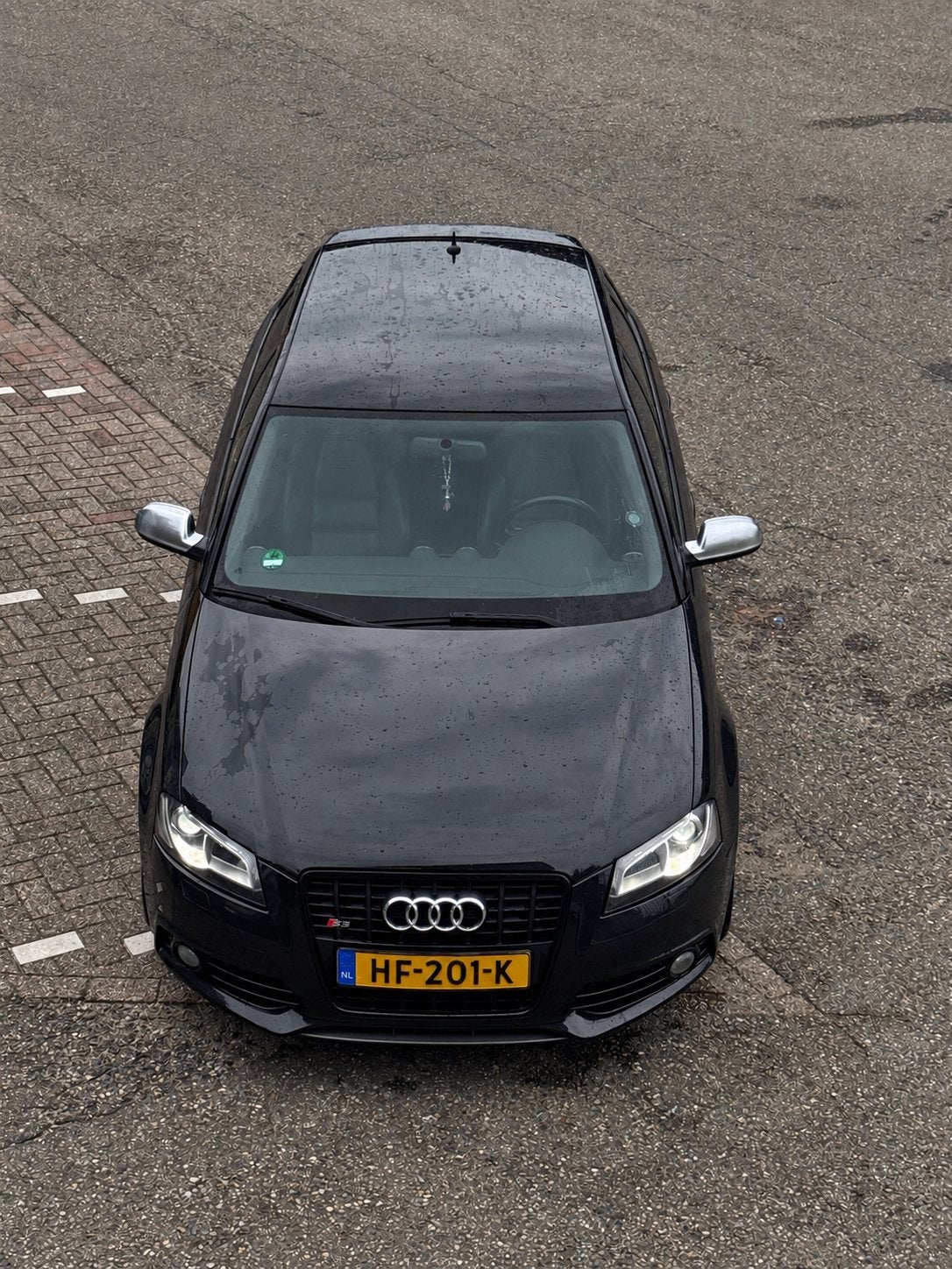Audi A3 8P 2.0 facelift quattro S-line, Auto's, Automaat, Zwart, Lederen bekleding, Leder
