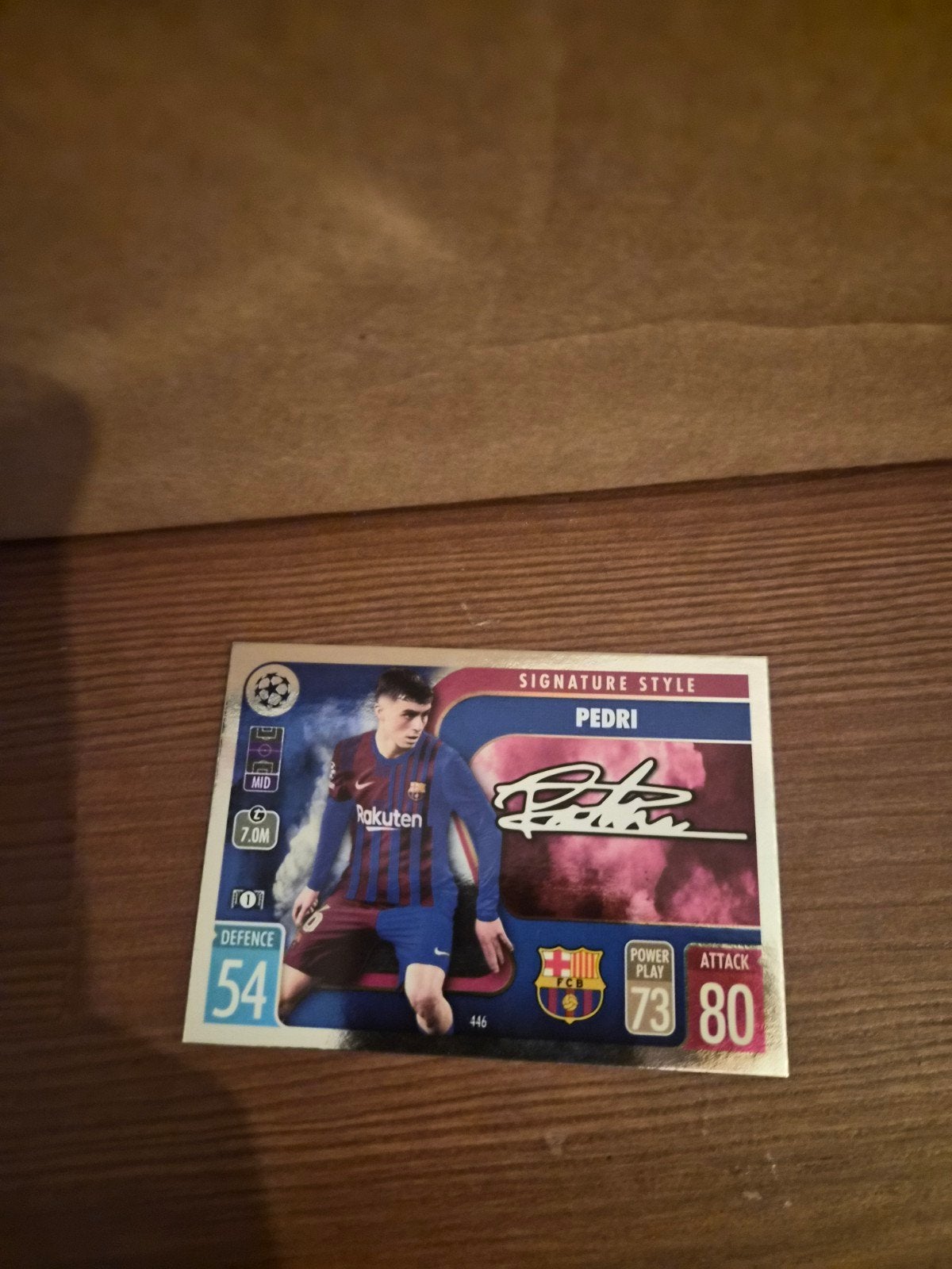 Pedri Signature Style Spelerskaart - FC Barcelona hahahshjdj, Ophalen, Zo goed als nieuw, Buitenlandse clubs, Spelerskaart