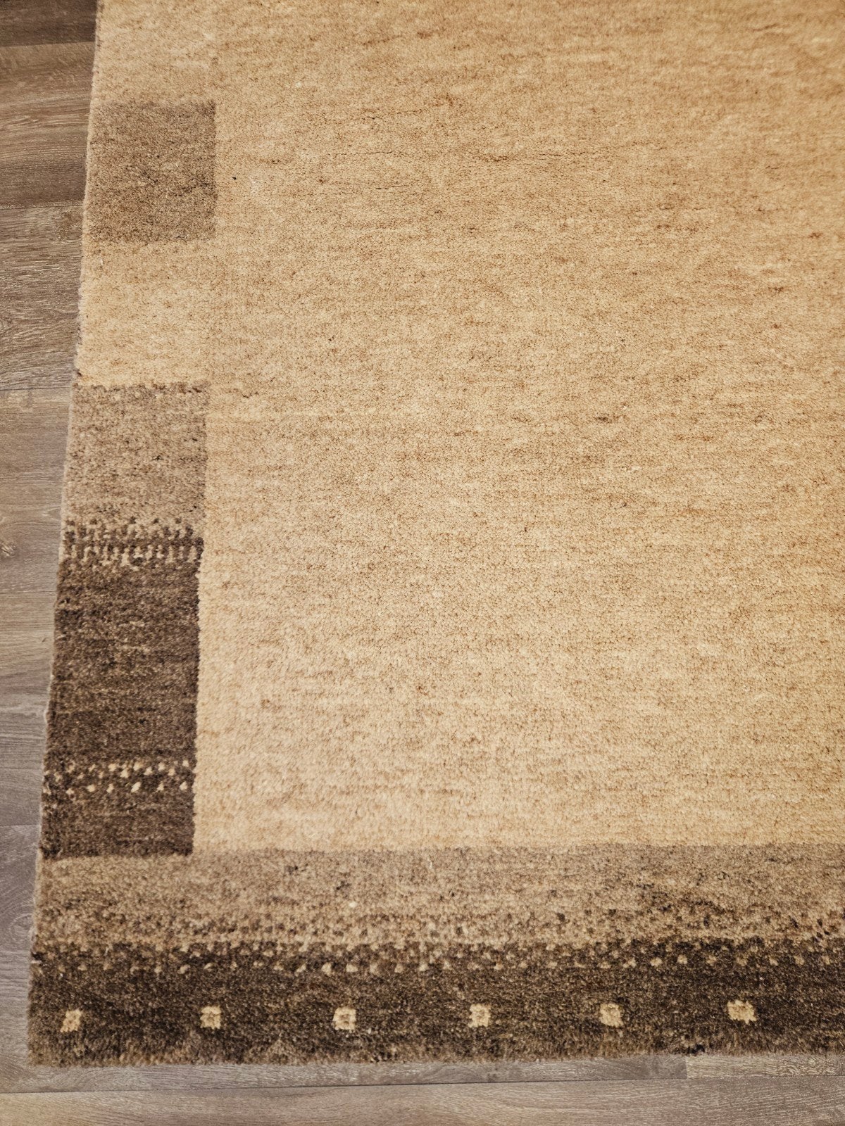 Perzisch Handgeknoopt Gabbeh Tapijt. Nieuwstaat! Ongebruikt., 100 tot 150 cm, Crème, 200 cm of meer, Ophalen of Verzenden
