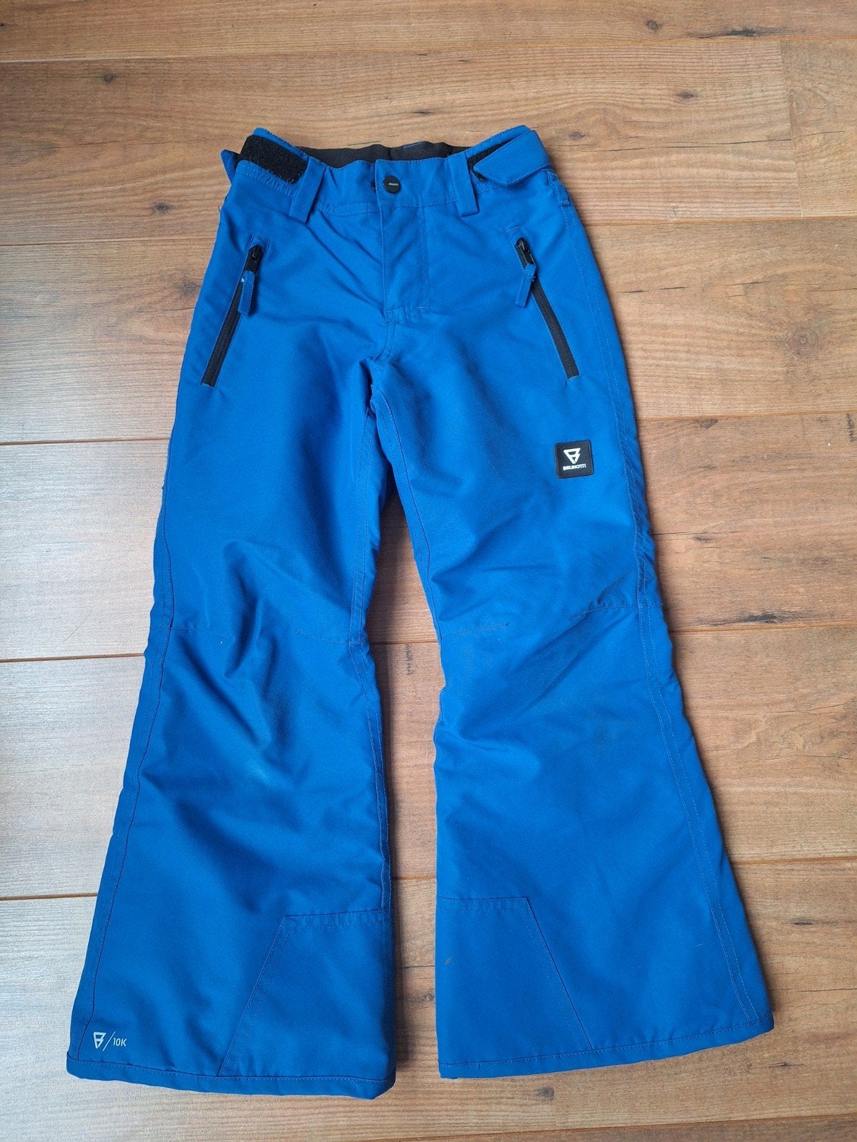 Brunotti skibroek blauw maat 128 met flared pijp en ritsen, Ophalen of Verzenden