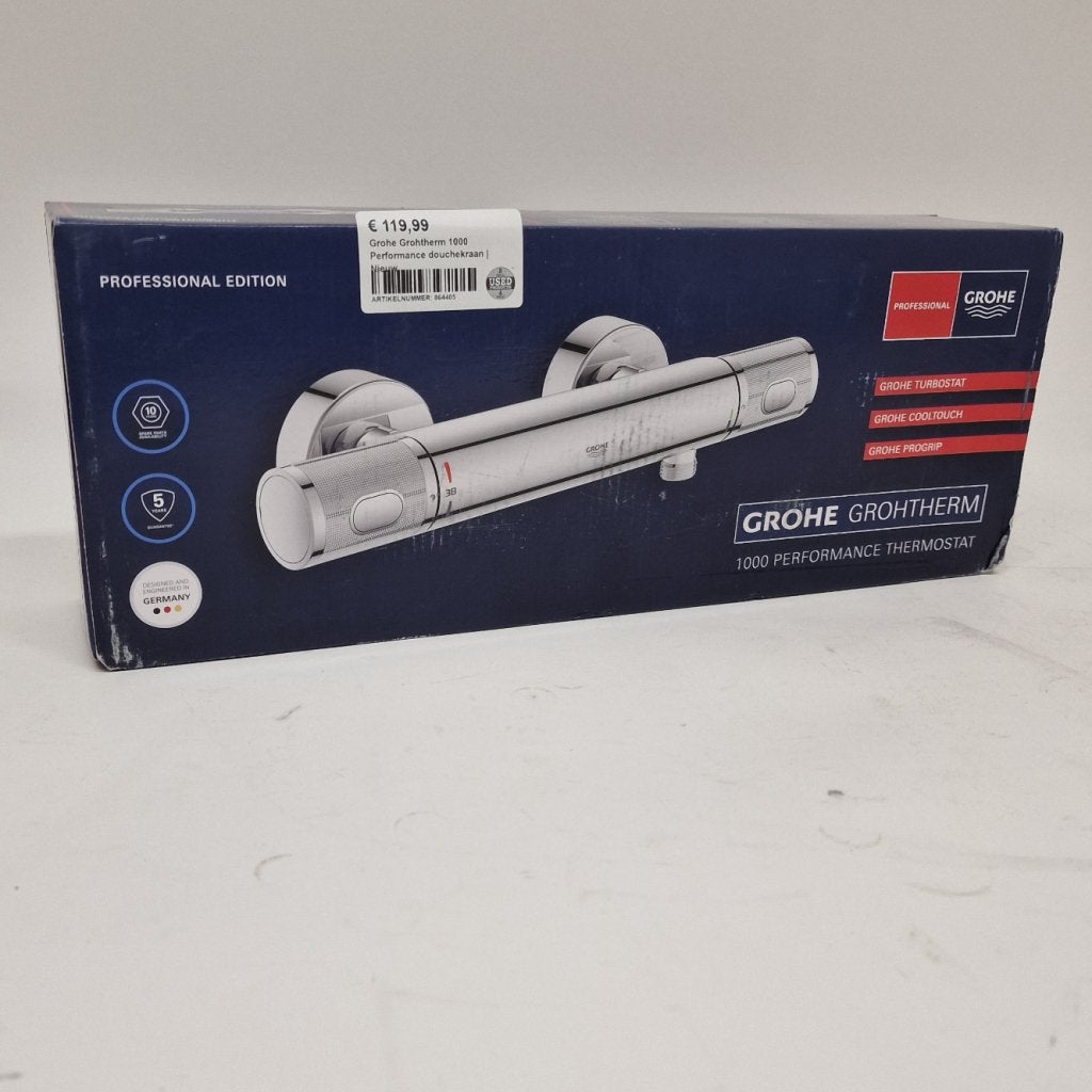 Grohe Grohtherm 1000 Performance douchekraan | Nieuw, Grohe, Nieuw, Support@grohe.com, Glockenstr. 1
58762 Altena
Germany