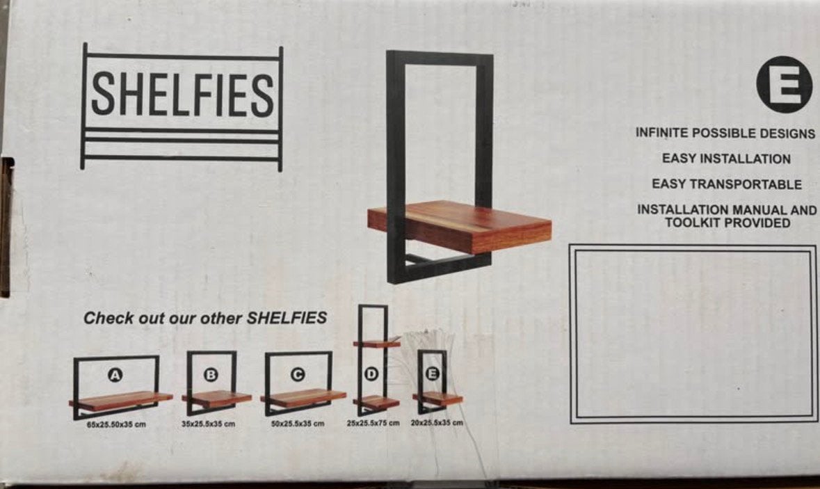 SHELFIES industriële wandplanken NIEUW in doos, Huis en Inrichting, Woonaccessoires | Wandplanken en Boekenplanken, Ophalen, Nieuw