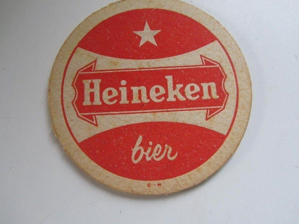 bierviltje  HEINEKEN, Verzamelen, Ophalen of Verzenden, Zo goed als nieuw, Viltje(s), Heineken