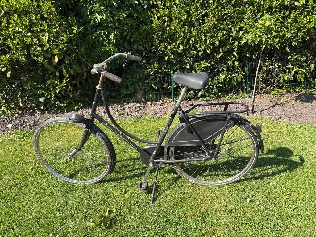 Omafiets Batavus Old Dutch zwart, Fietsen en Brommers, Fietsen | Dames | Omafietsen, Ophalen, Gebruikt, Terugtraprem