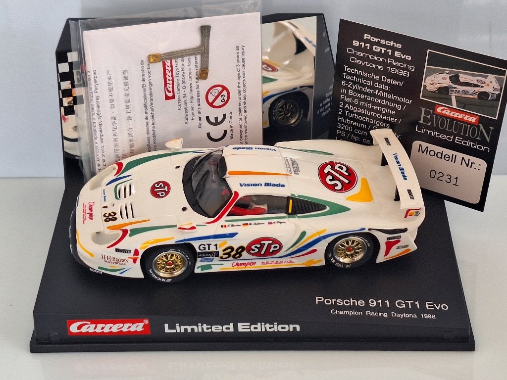 Carrera Evolution Porsche 911 GT1 Champion MEGA STUNT DEAL, Carrera, Racebaan, Carrera, Carrera