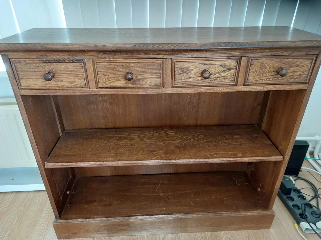 Eikenhouten dressoir, Huis en Inrichting, Ophalen, Gebruikt, 100 tot 150 cm, Eikenhout