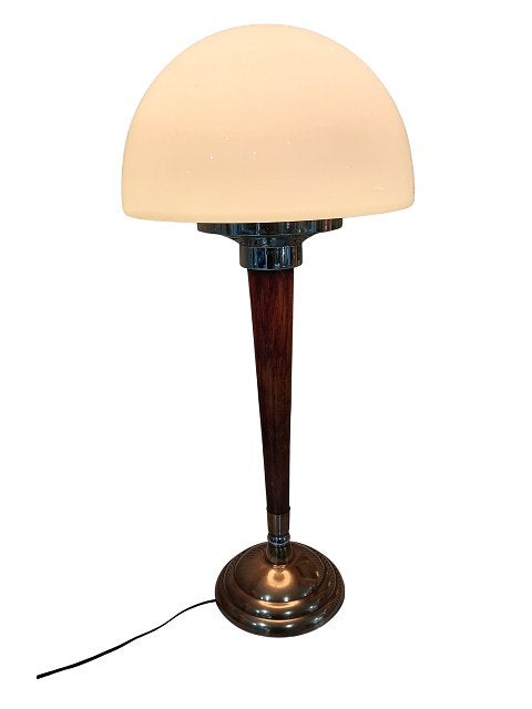 grote mushroom Indulite Philips tafellamp, Ophalen, Gebruikt, Hout, Philips