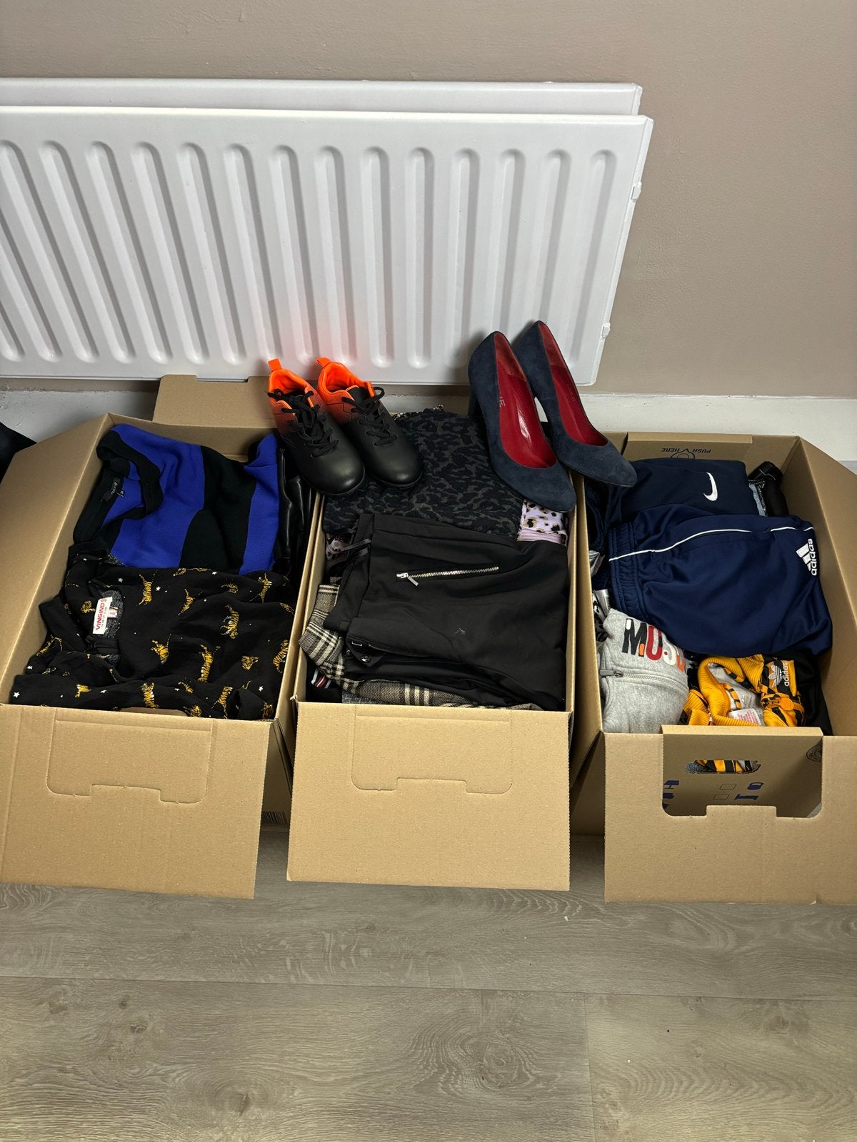 Partij kleding 72 stuks - Dames & Kinderkleding, Ophalen, Gedragen, Maat 38/40 (M)
