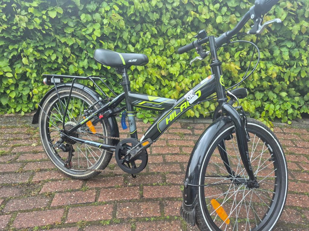 20 inch Hiland stadsfiets, 6 versnellingen, Fietsen en Brommers, Ophalen, Gebruikt, 20 inch, Versnellingen