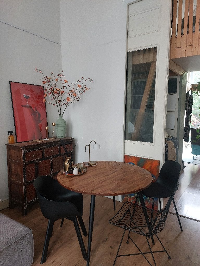 Kuipstoeltjes, Huis en Inrichting, Ophalen, Zo goed als nieuw, Zwart, Drie