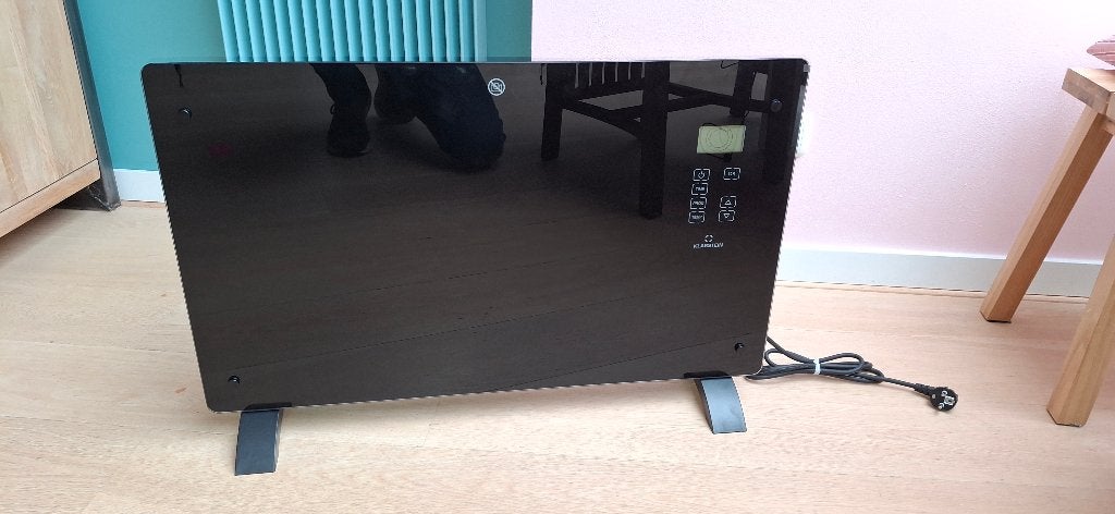 Norderney 2000W 20m² Convector Kachel Zwart, Ophalen, Overige soorten, Elektrisch, Nieuw