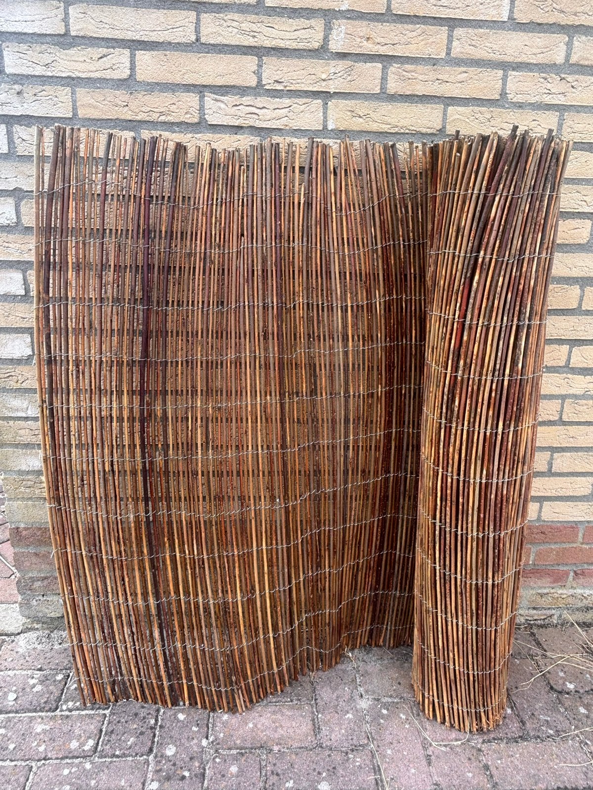 ZGAN Bamboe Tuinscherm - Natuurlijke Afscheiding, Tuin en Terras, Ophalen, 1 tot 2 meter, Zo goed als nieuw, 3 tot 6 meter