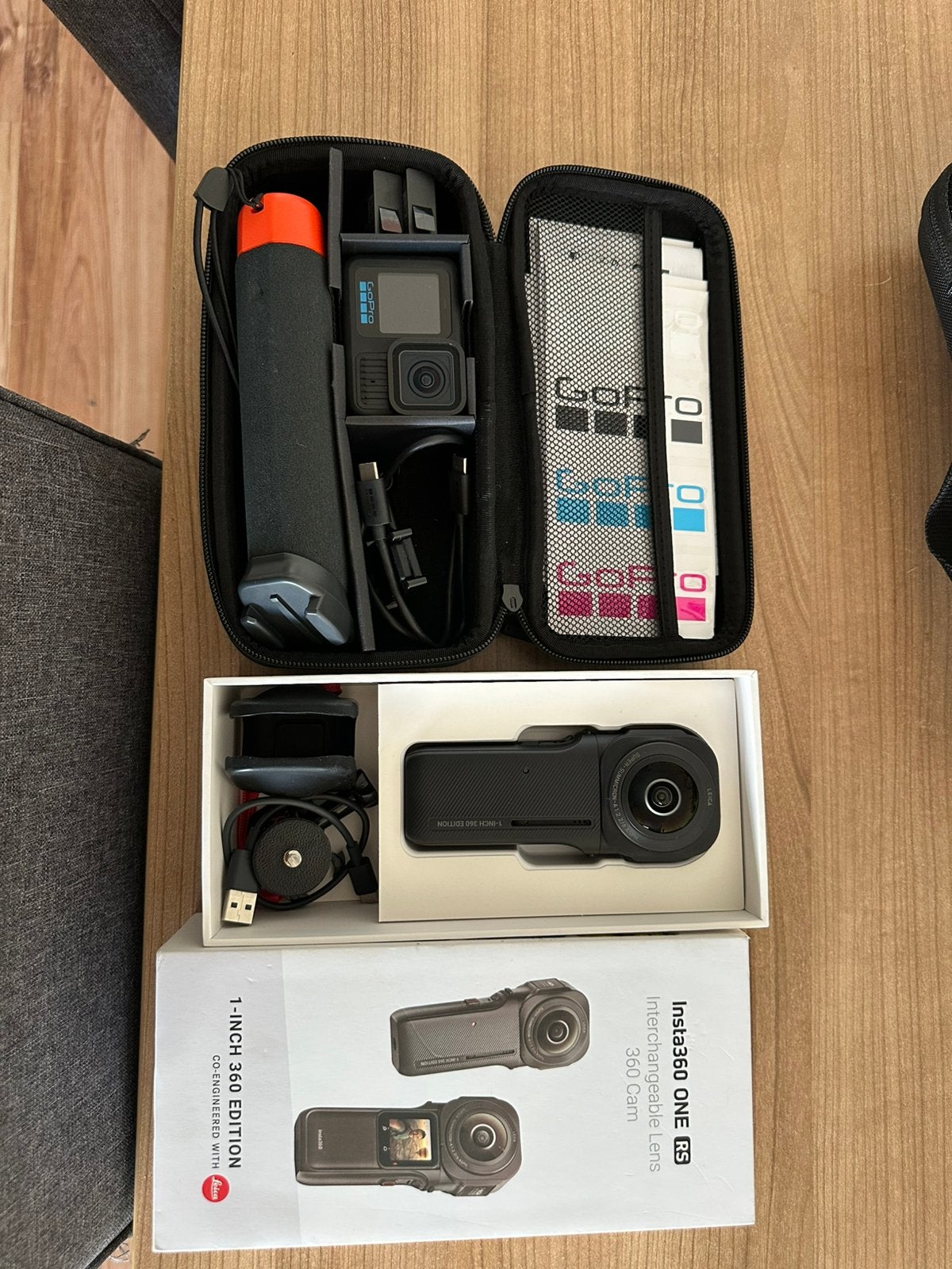 GoPro Hero 13 Black and Insta360 ONE RS 1-Inch 360, Ophalen of Verzenden, Zo goed als nieuw, Overige merken