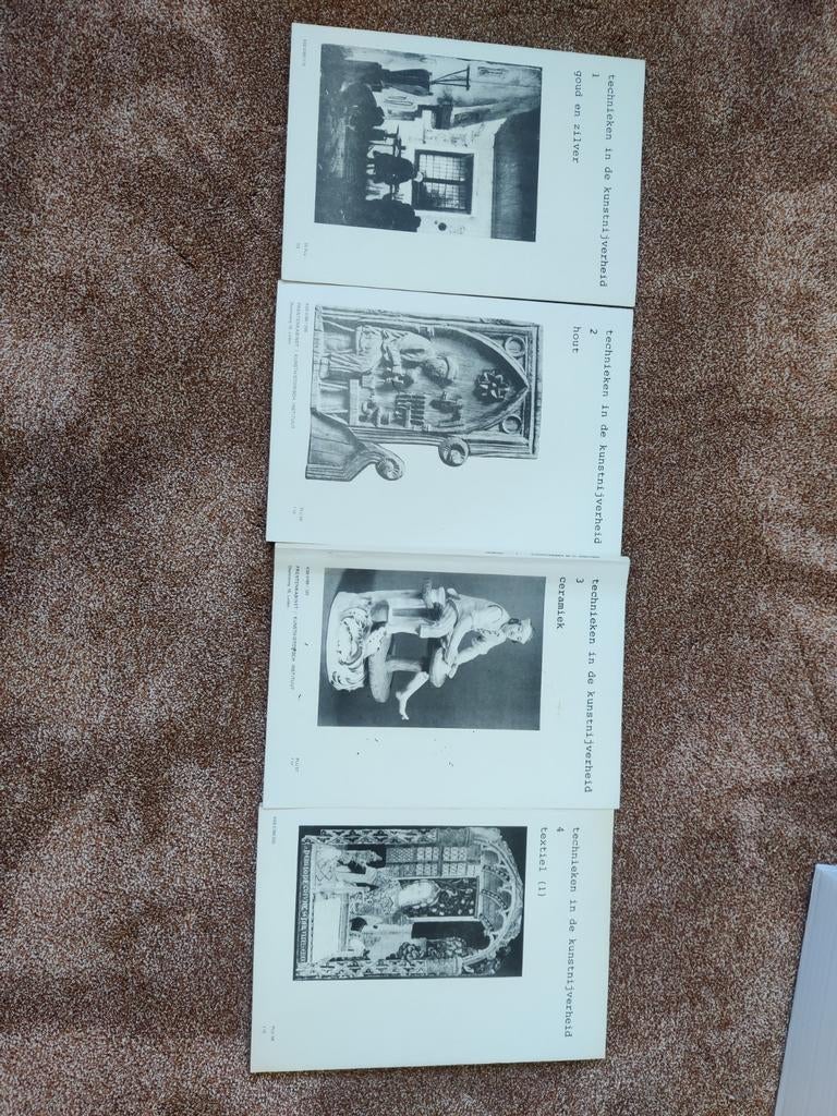 Technieken in de Kunstnijverheid - Complete set (4 delen), Ophalen of Verzenden, Gelezen, Overige onderwerpen, Onbekend