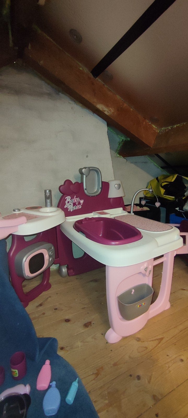 Smoby Baby Nurse Verzorgingscentrum voor poppen, Kinderen en Baby's, Ophalen, Zo goed als nieuw, Babypop