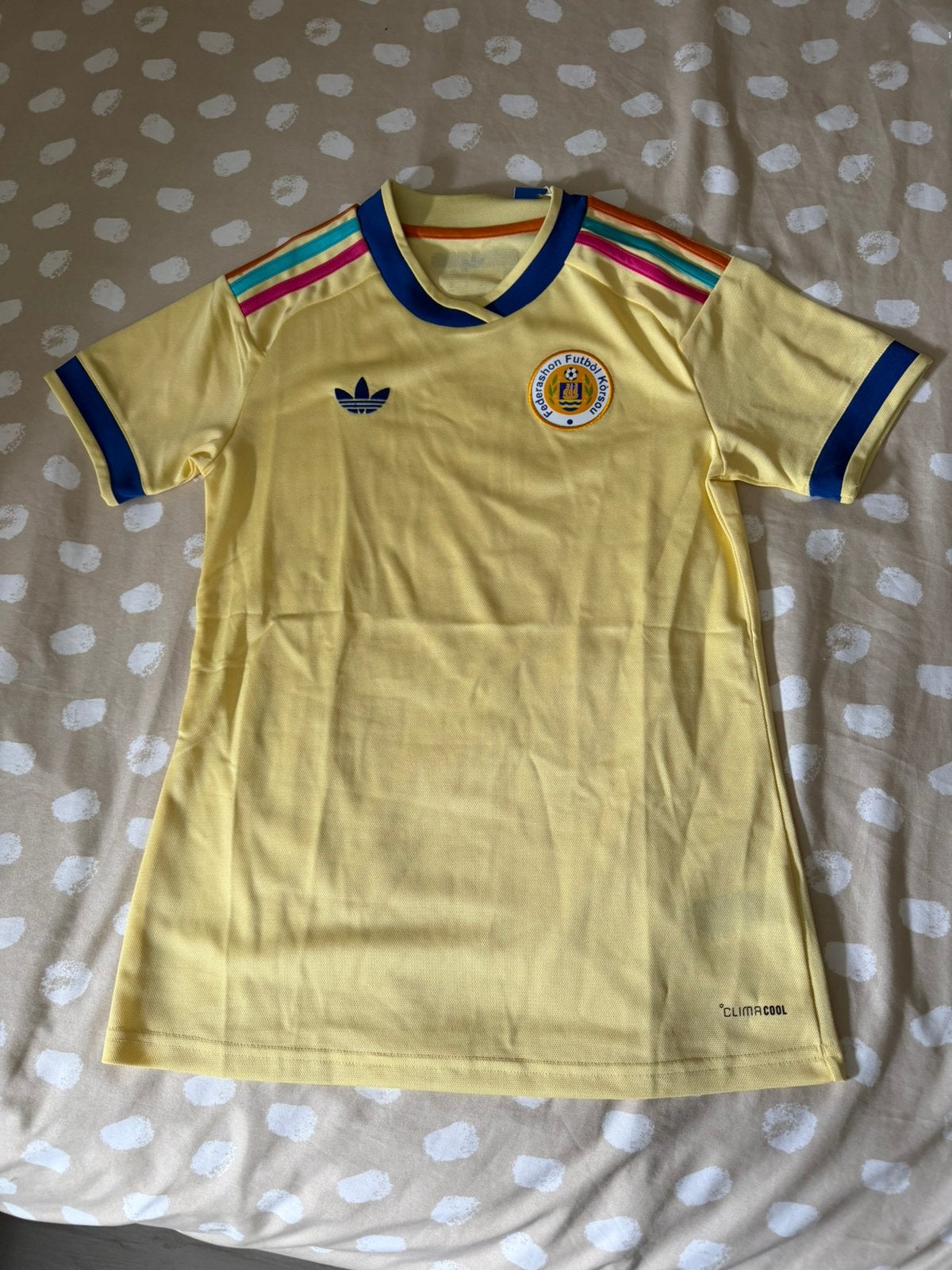 WK Curacao uit shirt, Maat XS of kleiner, Ophalen of Verzenden, Nieuw, Shirt
