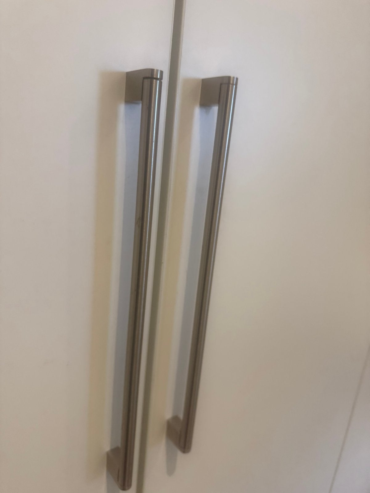 RVS kastdeur, ladegrepen, Huis en Inrichting, Minder dan 50 cm, Ophalen of Verzenden, Zo goed als nieuw, Minder dan 25 cm