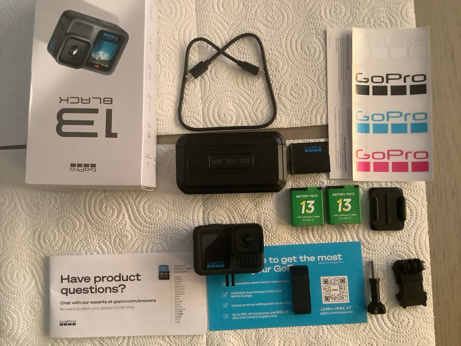 Foto 7 van GoPro Hero13 Zwart met 128GB SD kaart, 2x 2400mAh batterij
