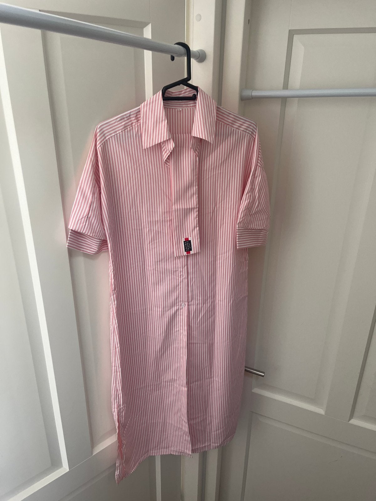 Saint Tropez Privé gestreepte tuniek/jurk maat M, Maat 38/40 (M), Ophalen of Verzenden, Zo goed als nieuw, Roze