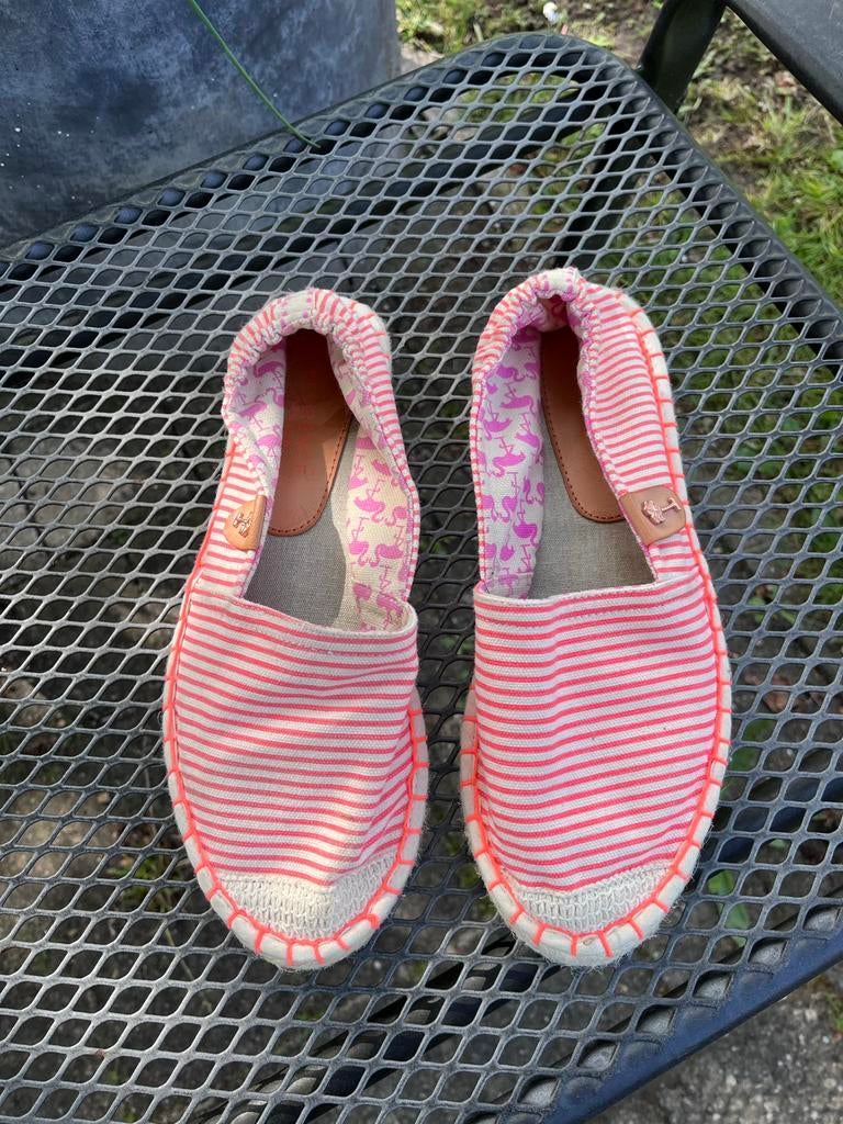 Espadrilles Ibiza style maat 38/39 zgan, Kleding | Dames, Schoenen, Oranje, Ophalen of Verzenden, Zo goed als nieuw, Espadrilles of Moccasins