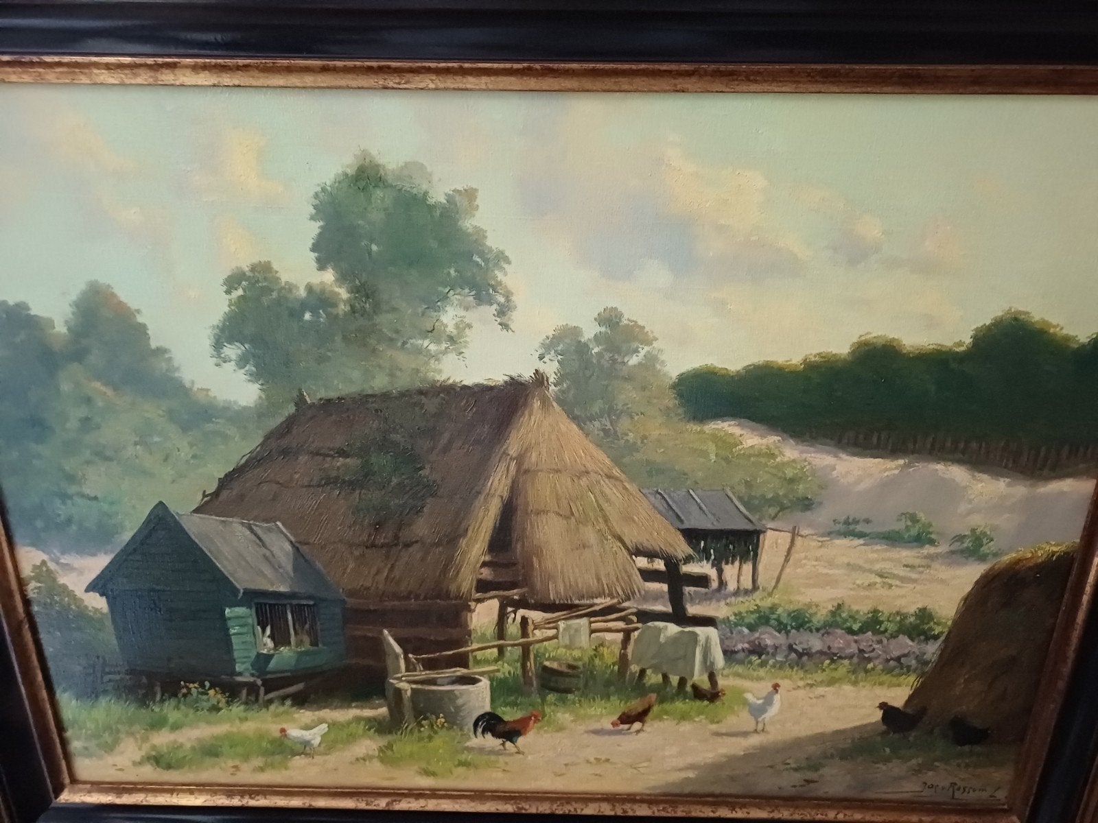 mooi Haagse school gesigneerd rechts onder, Ophalen of Verzenden